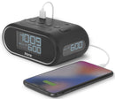 iHome Alarm Clock - HiH35 - Triple Display Alarm Clock with Dual USB Charging