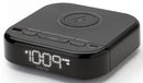 iHome Alarm Clock - HW22 - Pre-set Clock with Qi Wireless Charging, Dual USB Fast Charging, and Single Day Alarm