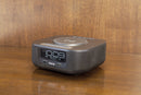 iHome Alarm Clock - HW5 - Qi Wireless Charging Bluetooth Bedside Stereo Speaker Alarm Clock with Single Day Alarm, Dual USB Charging