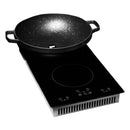 Danby DRC12B1DBD - Hospitality 12 Inch Radiant 2 Burner Cooktop in Black