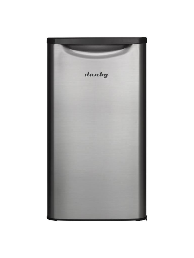 Danby DAR033A6BSLDB - 3.3 cu. ft. Compact Fridge in Stainless Steel Look